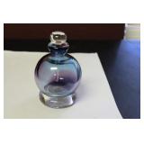 A Signed 1996 Perfume Art Glass Bottle