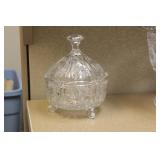 Cut Glass Candy Bowl