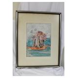 A Serigraph or Litograph