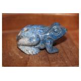 Chinese Lapis Lazuli Gemstone Frog