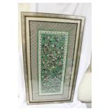A Framed Chinese Silk