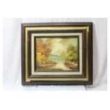 A Signed Oil On Board Painting