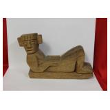 A Vintage Wood Statue