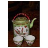 Chinese Vintage Dragon and Phoenix Teapot