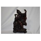 A Chinese Rosewood Figurine