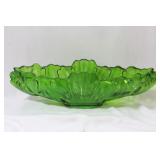 A Green Glass Fruitbowl