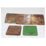Set of 6 Vintage Kidd Coasters