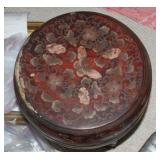 Antique Chinese 19th Century Lacquer Food Box