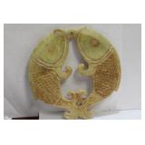 A Double Carved Jade Or Hardstone Double Fish