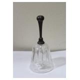 A Silverplated and Crystal Bell