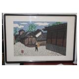 Signed Kyoshi Saito Woodblock Print