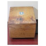 A Wooden Filing Box