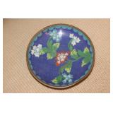 Antique Chinese Cloisonne Small Dish