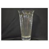 A Heavy Bohemian Crystal Vase