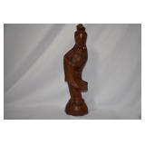 A Vintage Chinese Wooden Figurine