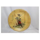 A Chinese Bamboo Plate