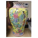 Large Famille Jaune Chinese Vase