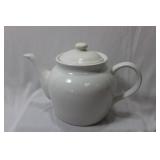 A White Ceramic Teapot