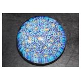 Art Glass Millifiori Paperweight
