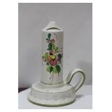 A Ceramic Bank Form Candle Stick