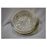 A Wallace Sterling Rim Coaster