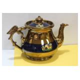 A Ceramic Lusterware Teapot