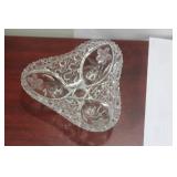 A Pressed Glass Footed Bowl