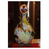 Art GlassClown Decanter