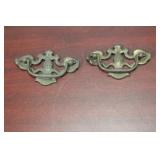 Set of Two Antique Drawer Pulls