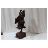 A Chinese Wooden Figurine