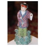 Antique Chinese Famille Rose Figurine