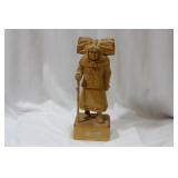 A Handcarved Wooden Figure