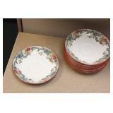 Set of Ten Cauldon Saucers