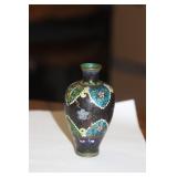 Antique Japanese Small Cloisonne Vase