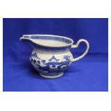 An Antique Blue and White Canton Creamer