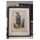 Tuko-See-Mathla, a Seminole Chief Lithograph