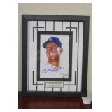 Signed Mickey Mantle Lithograph