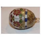 Cloisonne Egg Christmas Ornament