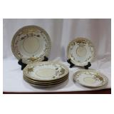 Japanese Plates and 2 Saucers