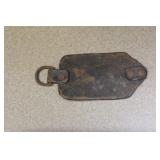 Possible Civil War Era Leather Tag