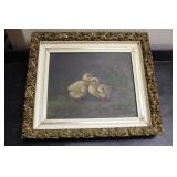 An Oil on Board Painting