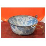 An Enamel Farmhouse Child's Bucket