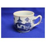 A Blue and White Chinese Export Cup