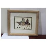 An Indian Motif Framed Print