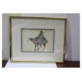 An Indian Motif Framed Print