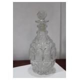 A Pressed Glass Decanter