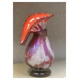 Signed Art Glass Vase