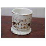 A Vintage Message Ceramic Cup