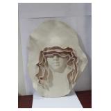 A Modern Ceramic Head Wall Hanger