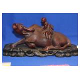An Antique Chinese Ox with Boy Rider